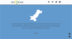 Desktop Screenshot of nextrade.com.pk